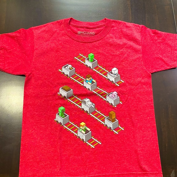 RARE Kids Minecraft T-shirt Bundle 13 pieces Mine Chest Exclusive Size YS/S - Picture 11 of 16